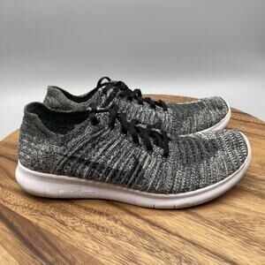Nike Free RN Flyknit Shoes Womens 10 Oreo Running Comfort Walking Gym Sneakers